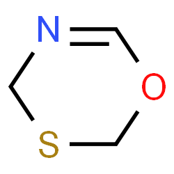 ChemSpider 2D Image | 4H-1,3,5-Oxathiazine | C3H5NOS