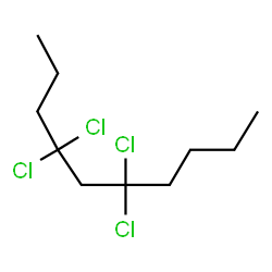 ChemSpider 2D Image | 4,4,6,6-Tetrachlorodecane | C10H18Cl4