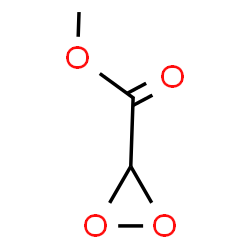 ChemSpider 2D Image | Methyl 3-dioxiranecarboxylate | C3H4O4