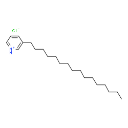 ChemSpider 2D Image | 3-Hexadecylpyridinium chloride | C21H38ClN