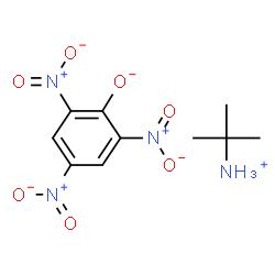 ChemSpider 2D Image | 2-Methyl-2-propanaminium 2,4,6-trinitrophenolate | C10H14N4O7