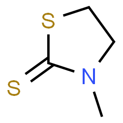 ChemSpider 2D Image | Vulkacit Crv | C4H7NS2
