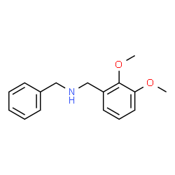 ChemSpider 2D Image | Benzyl-(2,3-dimethoxy-benzyl)-amine | C16H19NO2