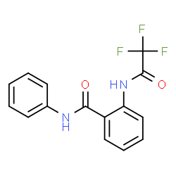 ChemSpider 2D Image | N-Phenyl-2-[(trifluoroacetyl)amino]benzamide | C15H11F3N2O2
