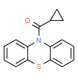 ChemSpider 2D Image | Cyclopropyl-phenothiazin-10-yl-methanone | C16H13NOS