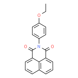 ChemSpider 2D Image | 2-(4-Ethoxy-phenyl)-benzo[de]isoquinoline-1,3-dione | C20H15NO3