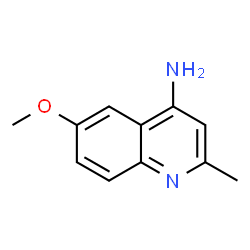 ChemSpider 2D Image | 6-Methoxy-2-methyl-4-quinolinamine | C11H12N2O