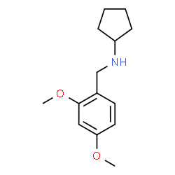 ChemSpider 2D Image | Cyclopentyl-(2,4-dimethoxybenzyl)amine | C14H21NO2