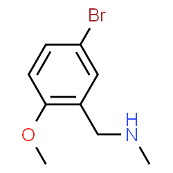 ChemSpider 2D Image | (5-bromo-2-methoxybenzyl)methylamine | C9H12BrNO