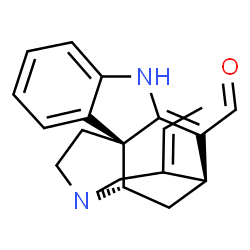 ChemSpider 2D Image | (19E)-2,16,19,20-Tetradehydrocuran-17-al | C19H20N2O
