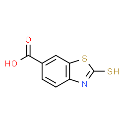 ChemSpider 2D Image | 2-Thioxo-2,3-dihydro-1,3-benzothiazole-6-carboxylic acid | C8H5NO2S2