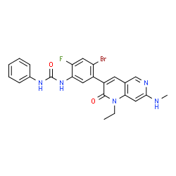 ChemSpider 2D Image | Ripretinib | C24H21BrFN5O2