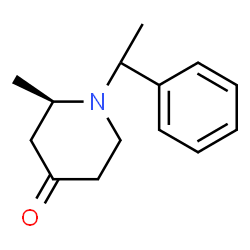 ChemSpider 2D Image | (2R)-2-Methyl-1-(1-phenylethyl)-4-piperidinone | C14H19NO