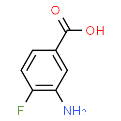 ChemSpider 2D Image | 3-Amino-4-fluorobenzoic acid | C7H6FNO2