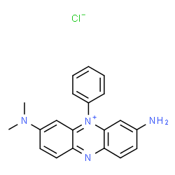 ChemSpider 2D Image | 3-amino-7-(dimethylamino)-5-phenylphenazinium chloride | C20H19ClN4