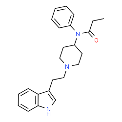ChemSpider 2D Image | N-(3-ethylindole) Norfentanyl | C24H29N3O
