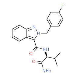 ChemSpider 2D Image | AB-FUBINACA 2'-indazole isomer | C20H21FN4O2