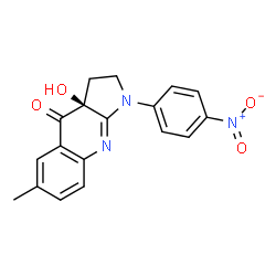 ChemSpider 2D Image | (S)-4'-nitro-Blebbistatin | C18H15N3O4