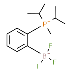 ChemSpider 2D Image | {2-[Diisopropyl(methyl)phosphonio]phenyl}(trifluoro)borate(1-) | C13H21BF3P