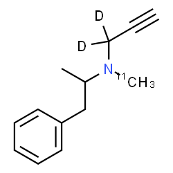 ChemSpider 2D Image | L-DEPRENYL-D2 C-11 | C1211CH15D2N