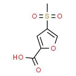 ChemSpider 2D Image | 4-(Methylsulfonyl)-2-furoic acid | C6H6O5S