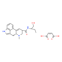 ChemSpider 2D Image | N-(1-Hydroxy-2-butanyl)-6-methyl-9,10-didehydroergoline-8-carboxamide (2Z)-2-butenedioate (1:1) | C24H29N3O6