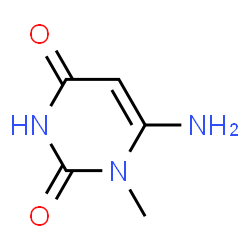 ChemSpider 2D Image | 6-Amino-1-methyluracil | C5H7N3O2