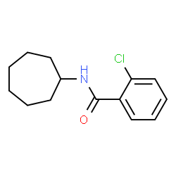 ChemSpider 2D Image | 2-Chloro-N-cycloheptylbenzamide | C14H18ClNO