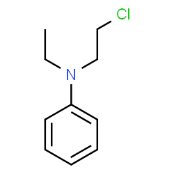 ChemSpider 2D Image | N-(2-Chloroethyl)-N-ethylaniline | C10H14ClN