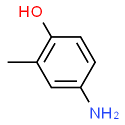 ChemSpider 2D Image | 4-Amino-o-cresol | C7H9NO