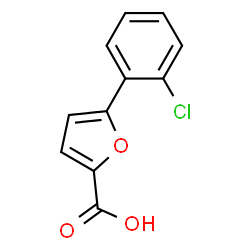 ChemSpider 2D Image | 5-(2-Chlorophenyl)-2-furoic acid | C11H7ClO3