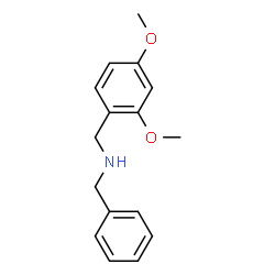 ChemSpider 2D Image | Benzyl-(2,4-dimethoxy-benzyl)-amine | C16H19NO2
