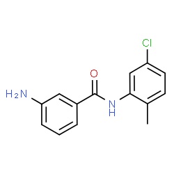 ChemSpider 2D Image | 3-Amino-N-(5-chloro-2-methylphenyl)benzamide | C14H13ClN2O