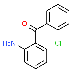ChemSpider 2D Image | 2-amino-2'-chlorobenzophenone | C13H10ClNO