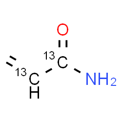 ChemSpider 2D Image | (1,2-~13~C_2_)-2-Propenamide | C13C2H5NO