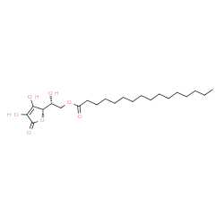 ChemSpider 2D Image | D-Ascorbic acid, 6-hexadecanoate | C22H38O7