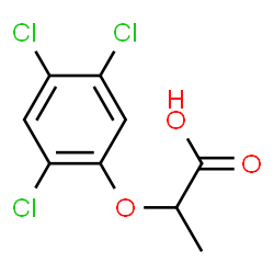 ChemSpider 2D Image | Fenoprop | C9H7Cl3O3