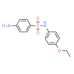 ChemSpider 2D Image | 4-Amino-N-(4-ethoxyphenyl)benzenesulfonamide | C14H16N2O3S