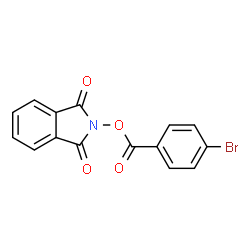 ChemSpider 2D Image | 2-[(4-Bromobenzoyl)oxy]-1H-isoindole-1,3(2H)-dione | C15H8BrNO4