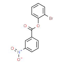 ChemSpider 2D Image | 2-Bromophenyl 3-nitrobenzoate | C13H8BrNO4