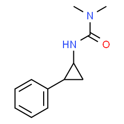 ChemSpider 2D Image | 1,1-Dimethyl-3-(2-phenylcyclopropyl)urea | C12H16N2O