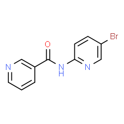 ChemSpider 2D Image | N-(5-Bromo-2-pyridinyl)nicotinamide | C11H8BrN3O