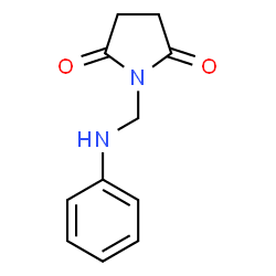 ChemSpider 2D Image | 1-(Anilinomethyl)-2,5-pyrrolidinedione | C11H12N2O2