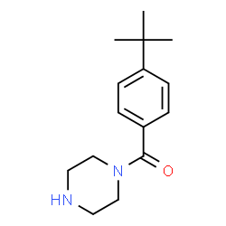 ChemSpider 2D Image | 1-(4-tert-butylbenzoyl)piperazine | C15H22N2O