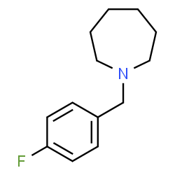 ChemSpider 2D Image | 1-(4-Fluorobenzyl)azepane | C13H18FN
