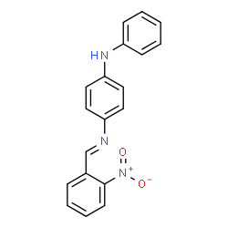 ChemSpider 2D Image | 4-[(E)-(2-Nitrobenzylidene)amino]-N-phenylaniline | C19H15N3O2