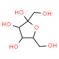 ChemSpider 2D Image | Hex-2-ulofuranose | C6H12O6