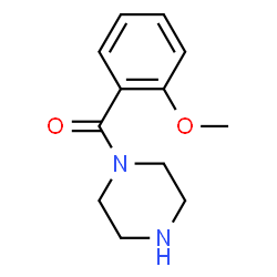 ChemSpider 2D Image | 1-(2-methoxybenzoyl)piperazine | C12H16N2O2