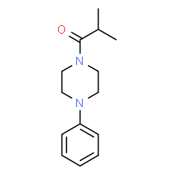 ChemSpider 2D Image | 2-Methyl-1-(4-phenyl-1-piperazinyl)-1-propanone | C14H20N2O