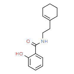 ChemSpider 2D Image | N-[2-(1-Cyclohexen-1-yl)ethyl]-2-hydroxybenzamide | C15H19NO2
